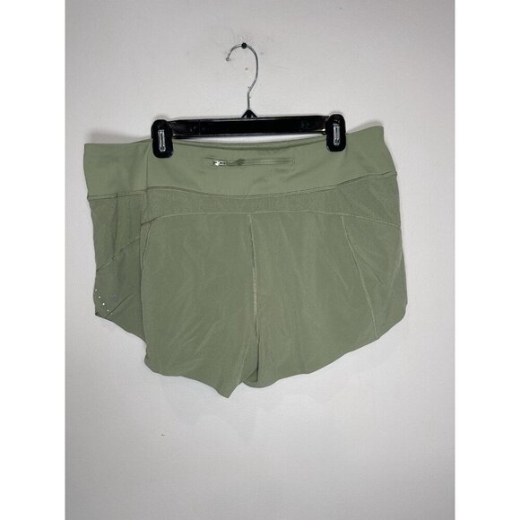 Athleta Run With It 3.5" Shorts Size XL Green Athletic Workout Running Gym - Picture 5 of 10